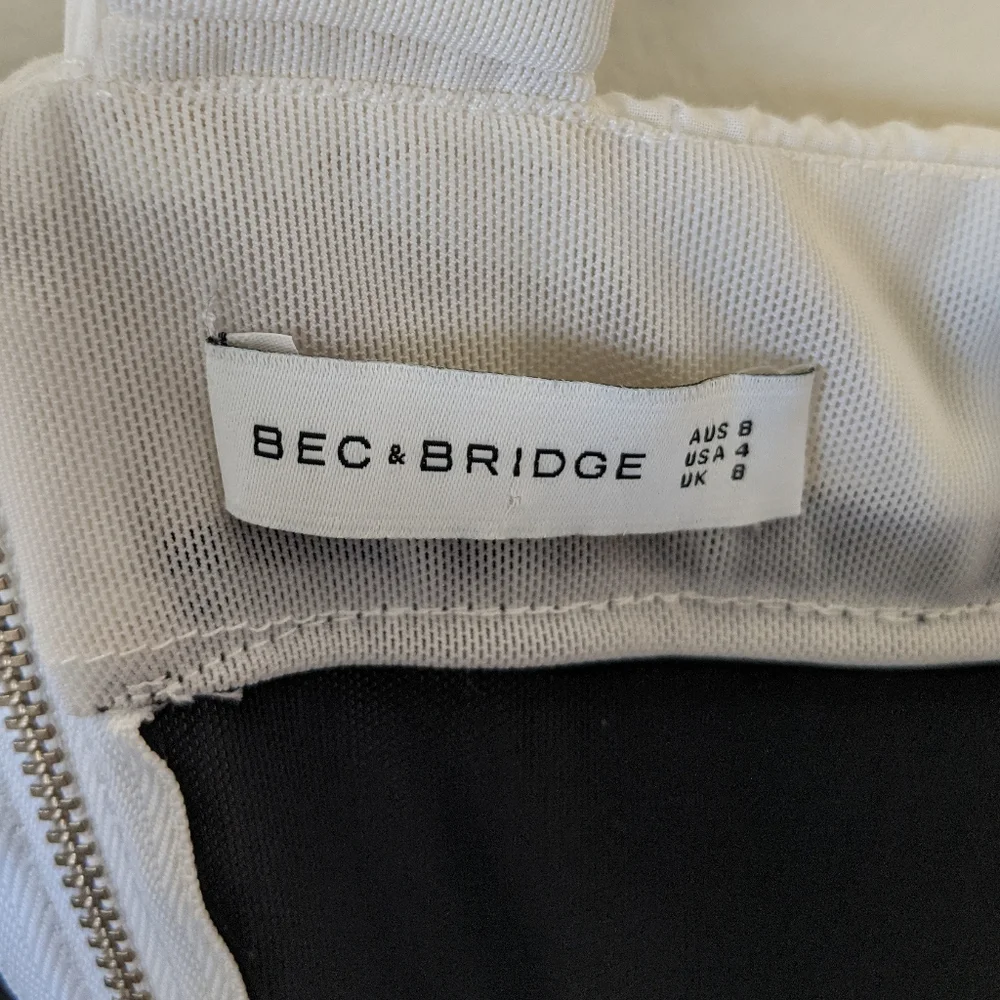 Bec & Bridge Empire Waist Venus Goddess Corset Dress Sz 4 - Picture 9 of 12